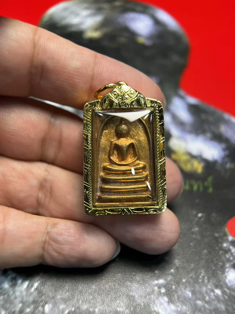 龙婆培2537大富翁崇迪九宝铜nawa1994泰国特色手工艺品配饰小吊坠