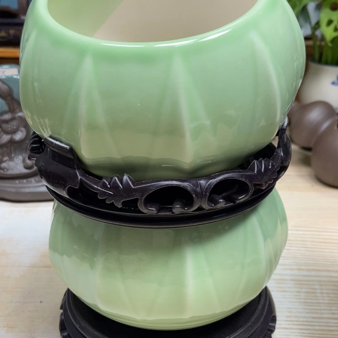 瓷片陶瓷花盆陶瓷艺术