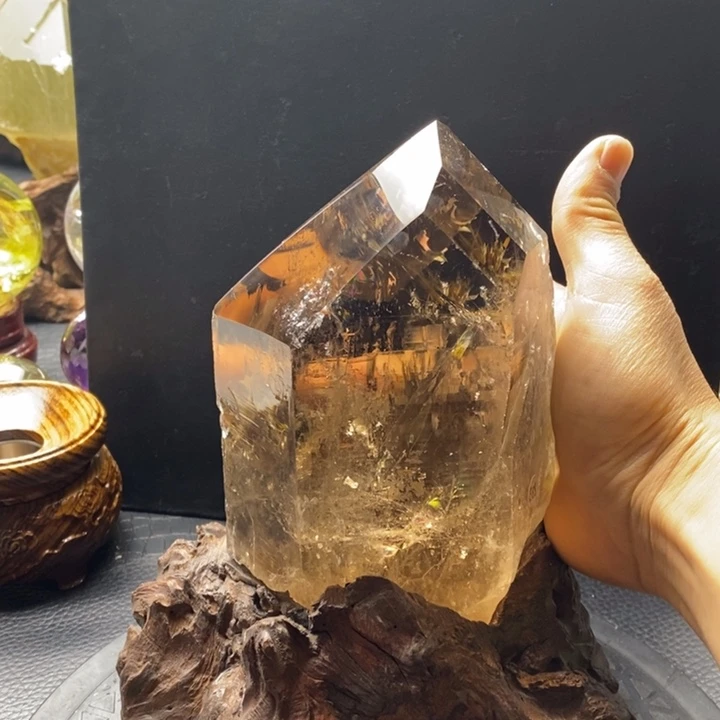 水晶天然水晶居家办公摆件未镶嵌