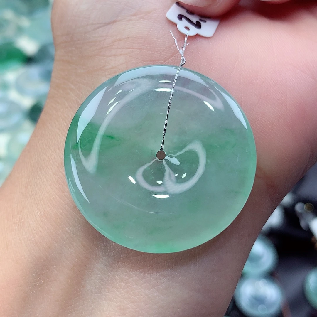 颈饰未镶嵌翡翠编号68尺寸34.5-5.6