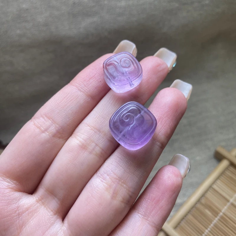 【小魏总返场福利】紫水晶单珠（14*7mm）【多样性发一】