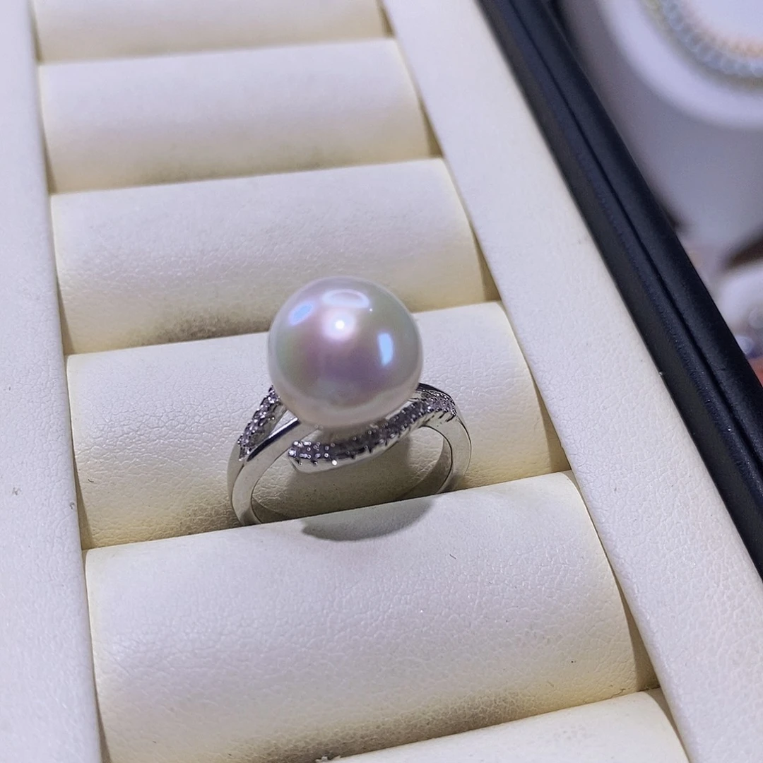 淡水珍珠戒指合金