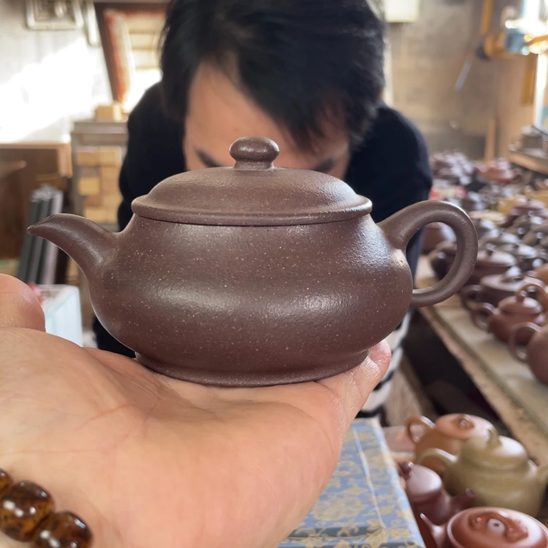 茶壶紫砂CZP。  大水潭天青泥。 明炉。 240CC