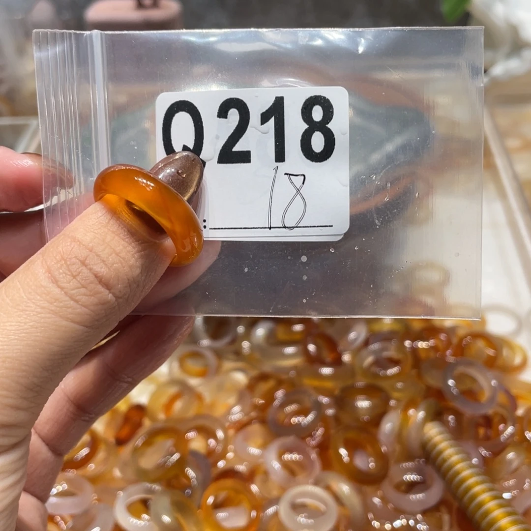 玛瑙/玉髓未镶嵌戒指218