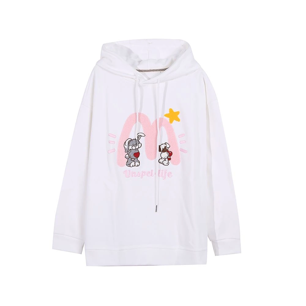 【珀嫚服饰】24-035-220002新款潮流时尚百搭卡通连帽卫衣