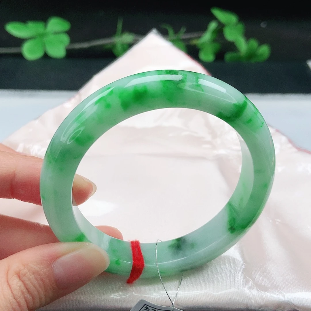 未镶嵌手镯翡翠56圈