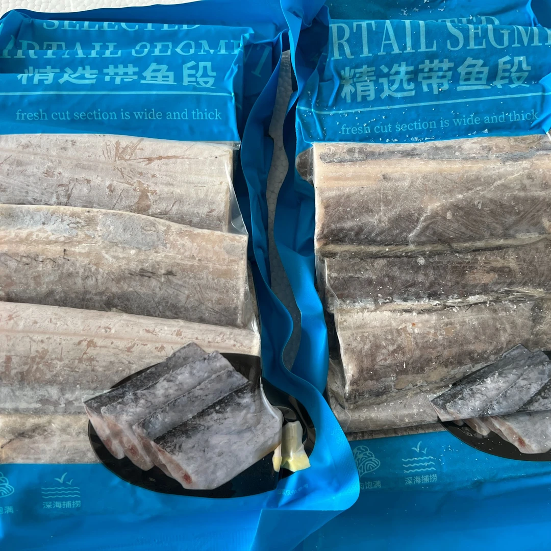 大连渤海湾刀鱼段，鱼中段，1包1斤1单4包装，顺丰包邮