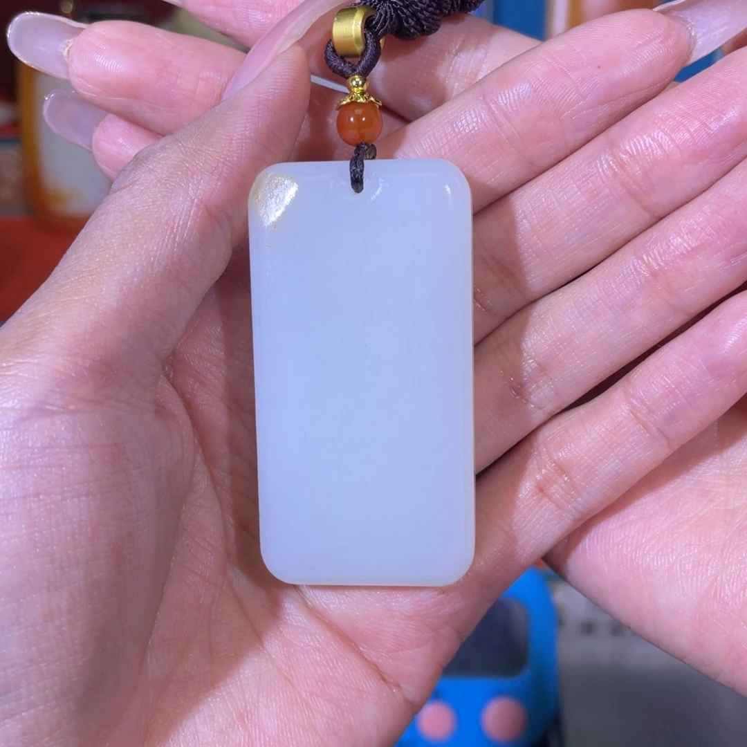 y***4和田玉未镶嵌挂件