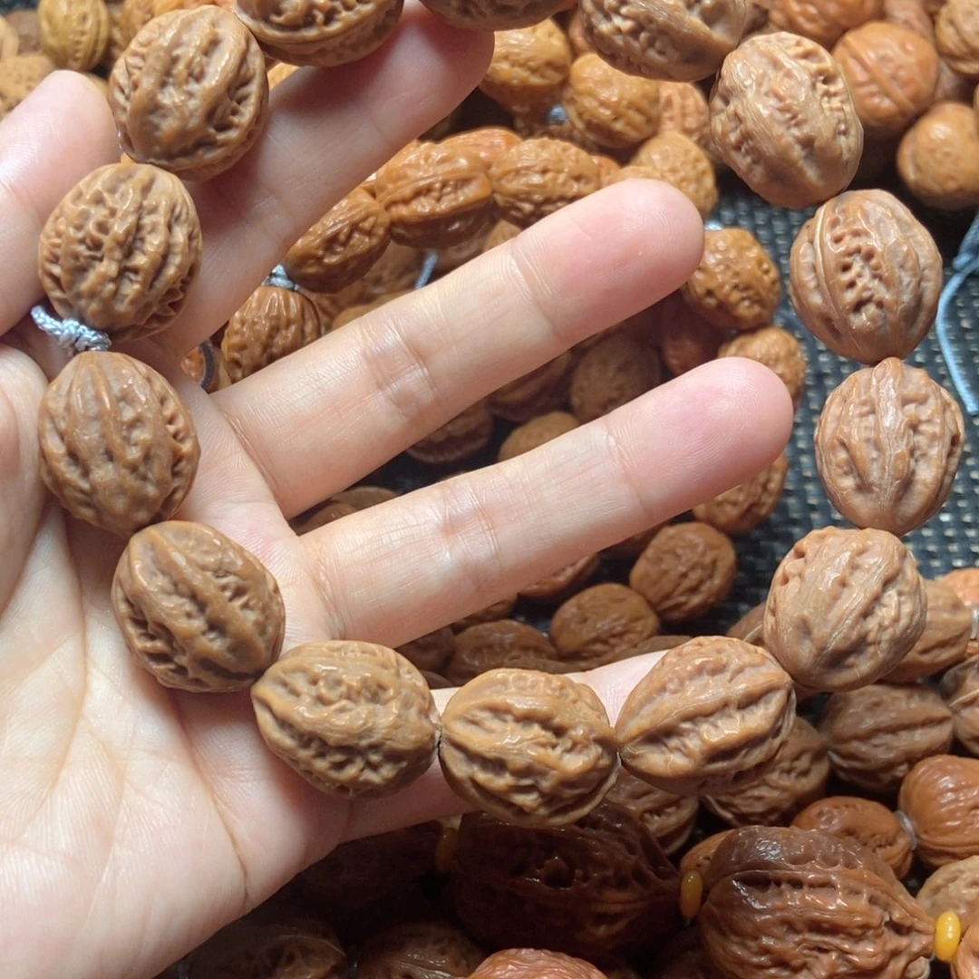 桃核吊坠麦穗八棱