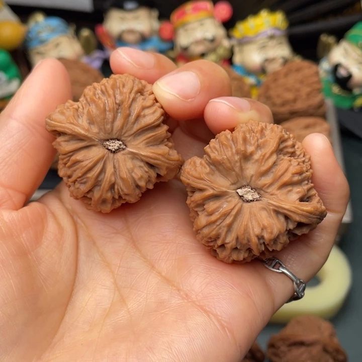 吊坠文玩核桃403939尺拉丝窝头凹底