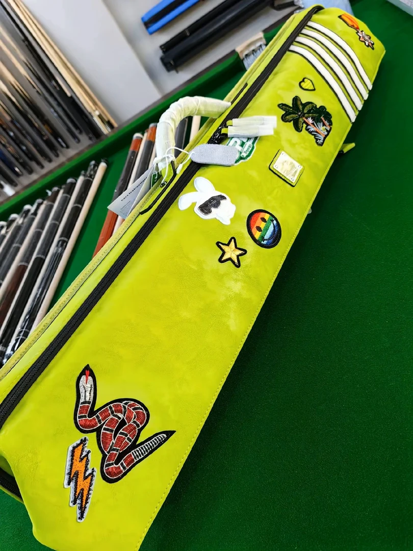 莱瑟塔杆包彩虹系列大容量7孔杆包牛皮时尚设计