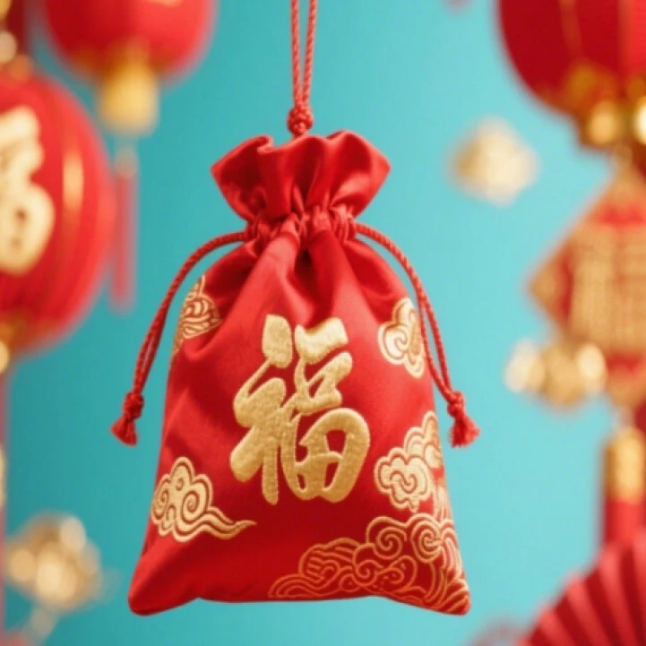 <安心>中式定制古风香包挂件<回赠>