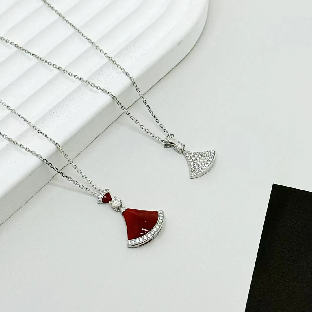 云珑铂金 铂金PT950 小众时尚 裙子项链