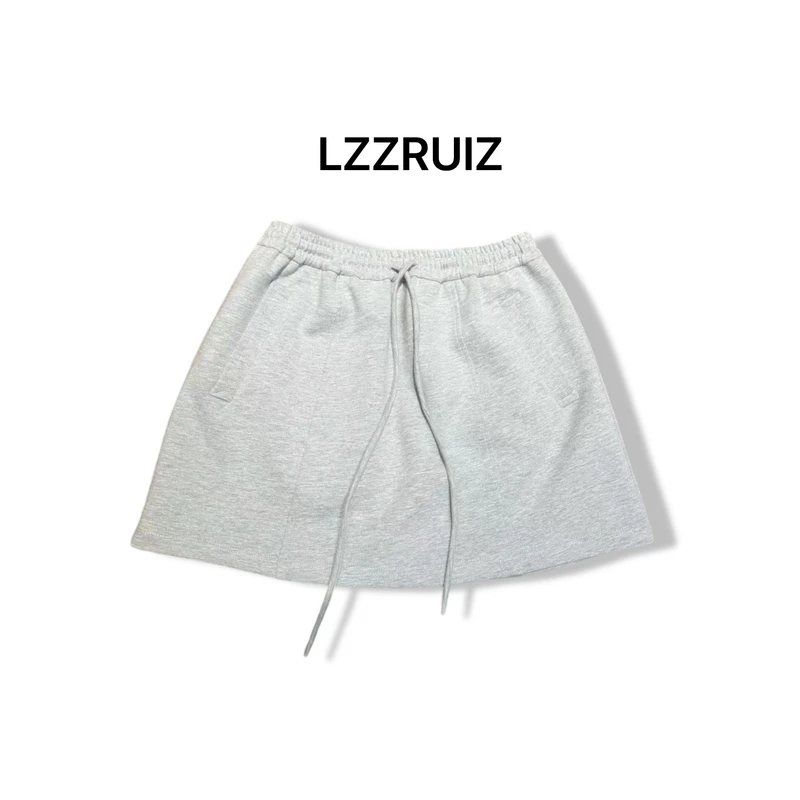 『LZZ』2025春季新款舒适简约通勤洋气显瘦A版百搭小中裙