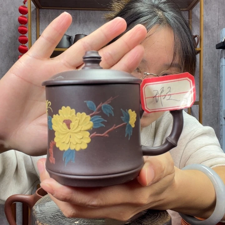 茶杯紫砂原矿紫砂杯