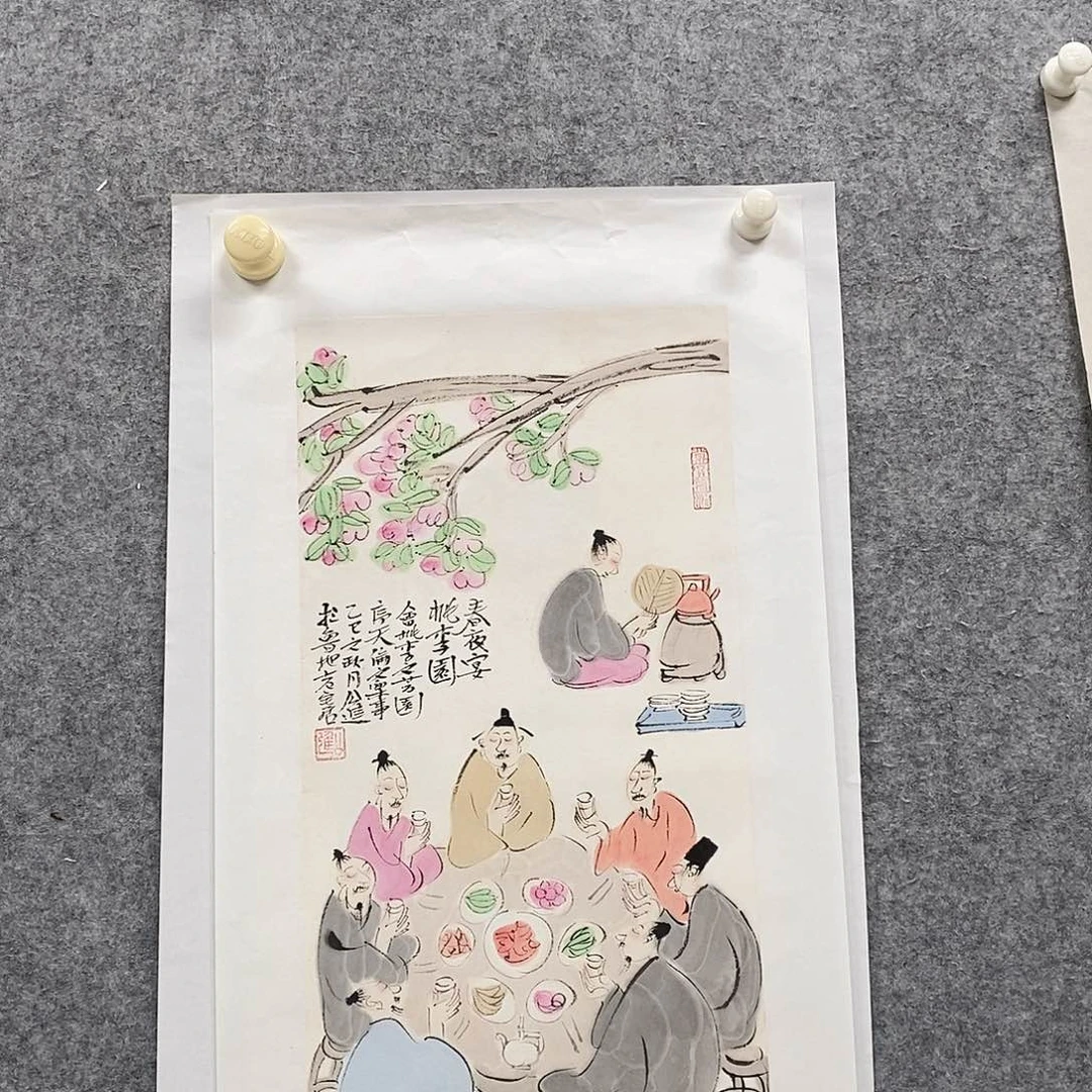 国画黑*纸书画作品欣赏？