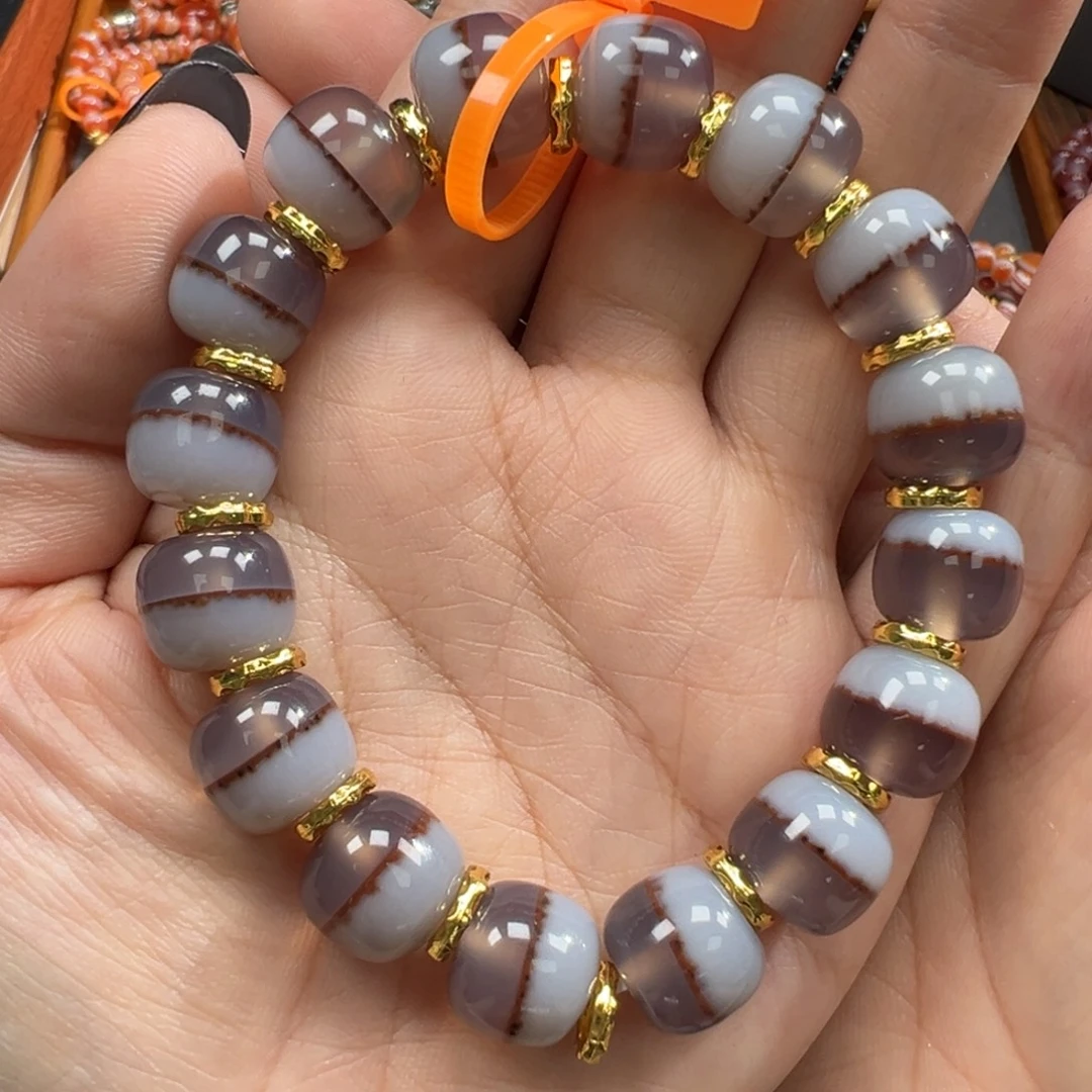 玛瑙/玉髓未镶嵌手链