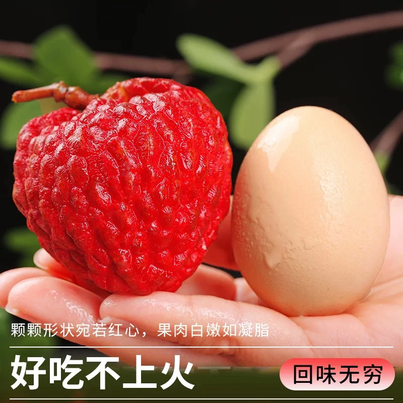 海南荔枝王超大荔枝火山岩新鲜现摘当季水果现货整箱3斤装5斤装海南省