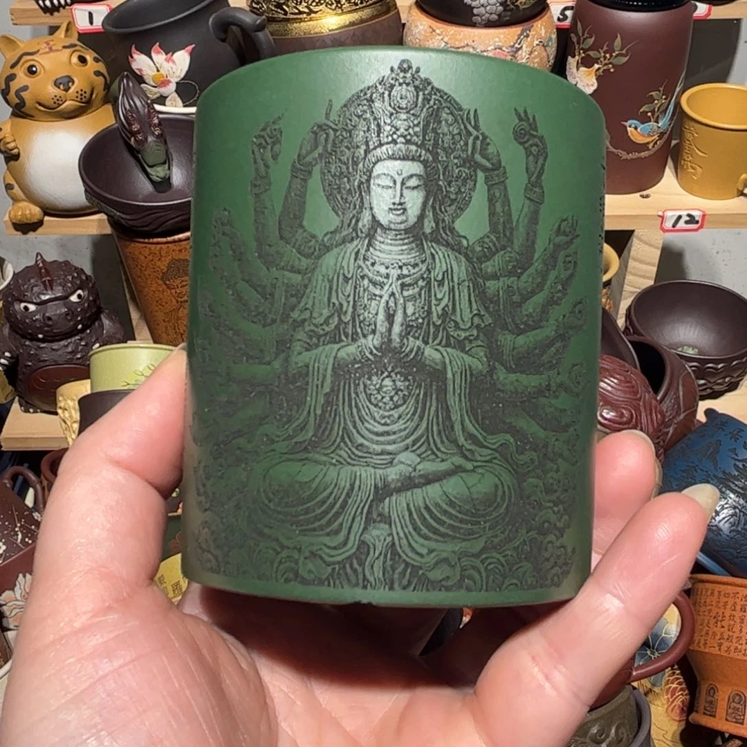 紫砂茶杯宜兴紫砂主人杯