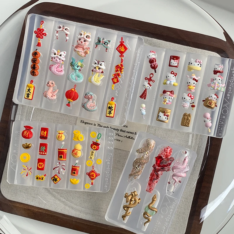 冰花模具圣诞模具kitty模具灵蛇模具宝宝蛇模具新年模具