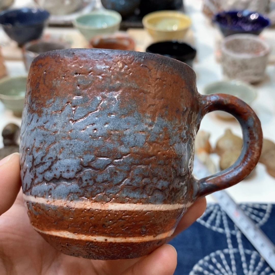 柴烧侘寂粗陶茶具