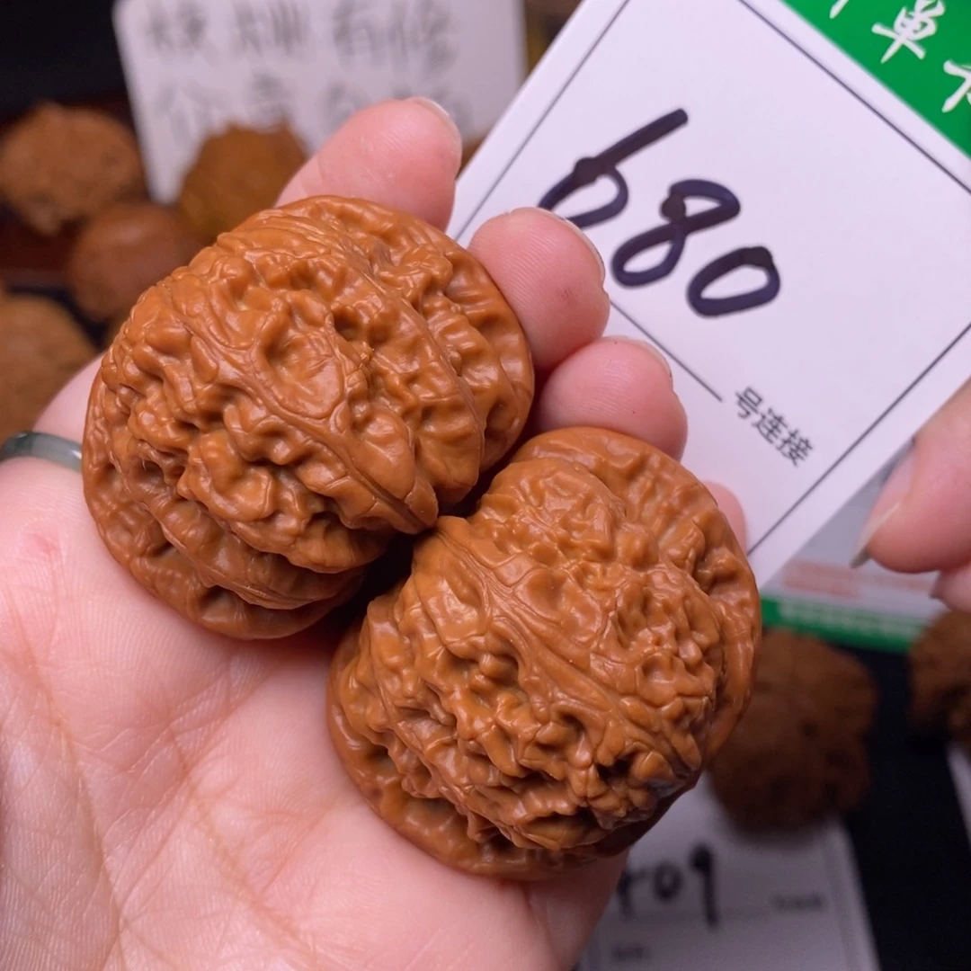 把件文玩核桃680白狮子4.2