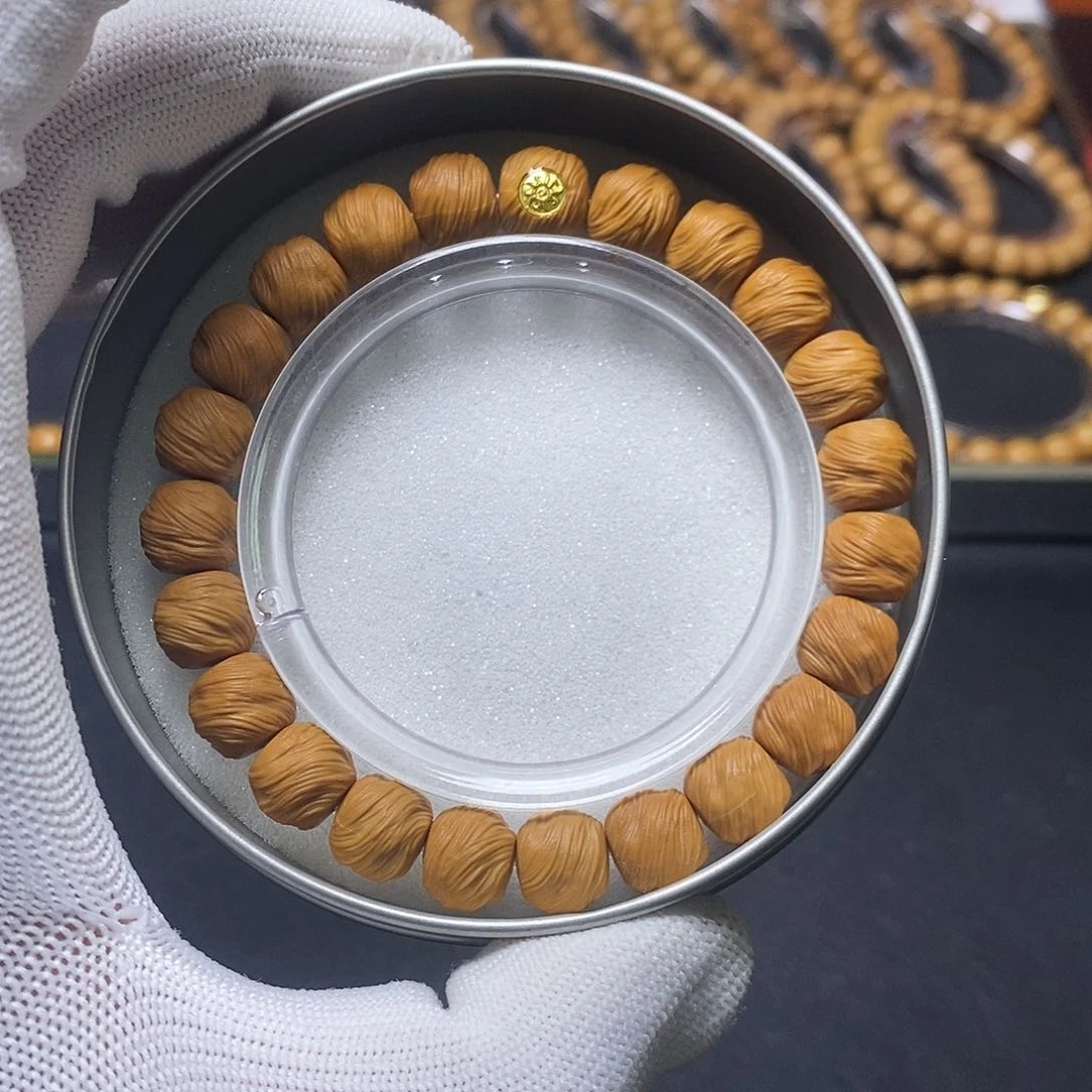 猴头核桃手串18k金标鬼印 10+ 全品 60号