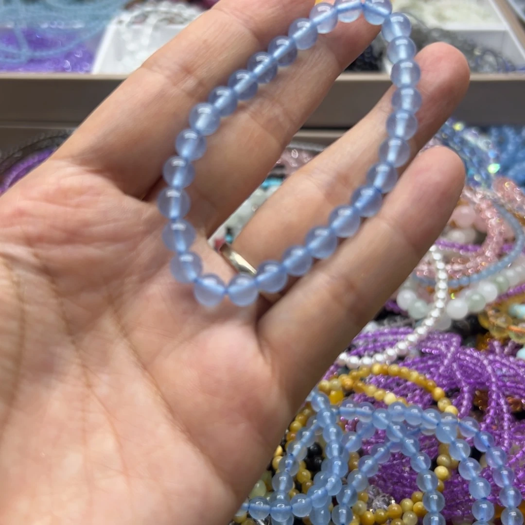未镶嵌手链烟晶海蓝宝6