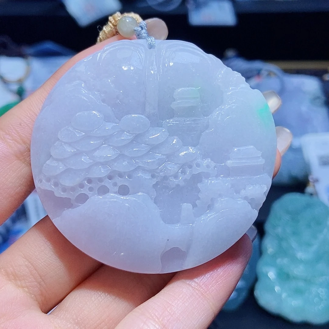 颈饰未镶嵌翡翠翡翠