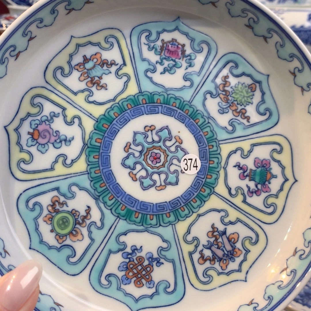 二***两374斗彩八宝壶承cl108