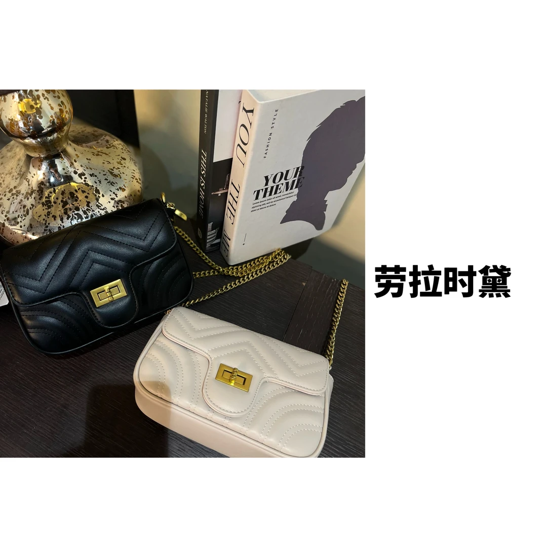 【包二袋】高级复古链条包新款小众轻奢通勤百搭韩版小方包