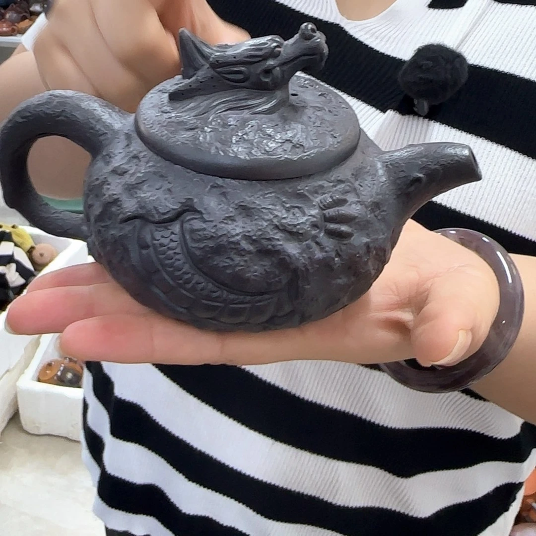 茶壶紫砂宜兴紫砂壶瑕疵