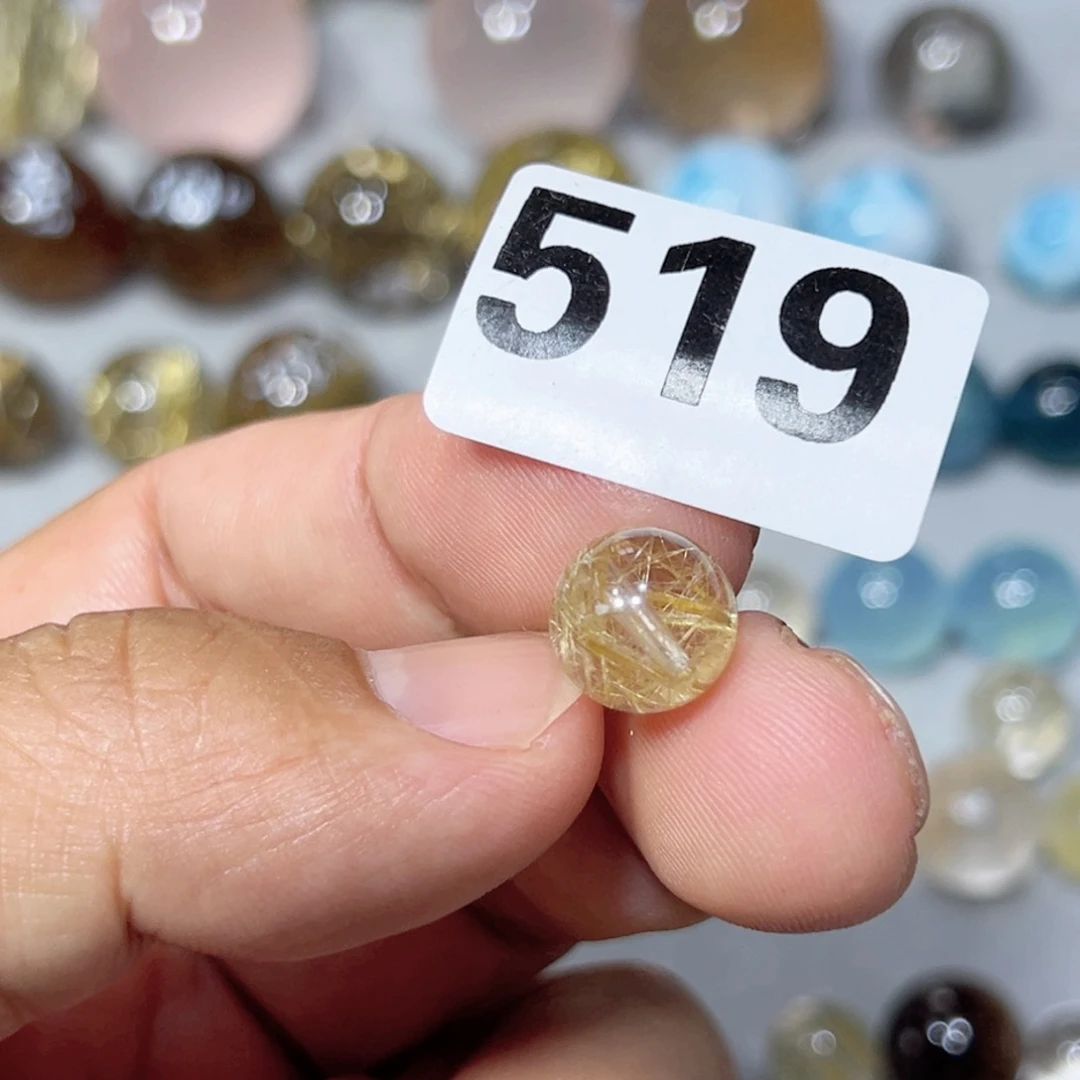 未镶嵌颈饰水晶心*窝天然