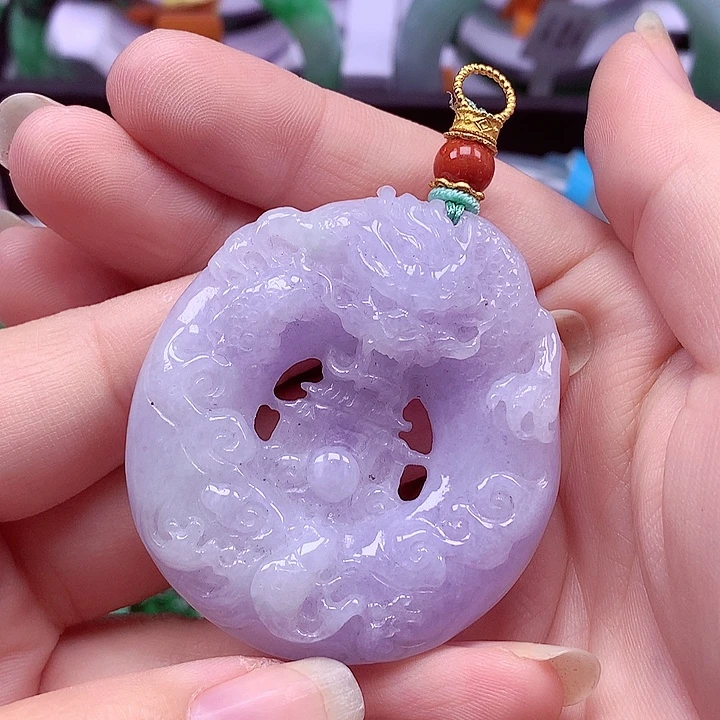 翡翠银S925镶嵌颈饰翡翠