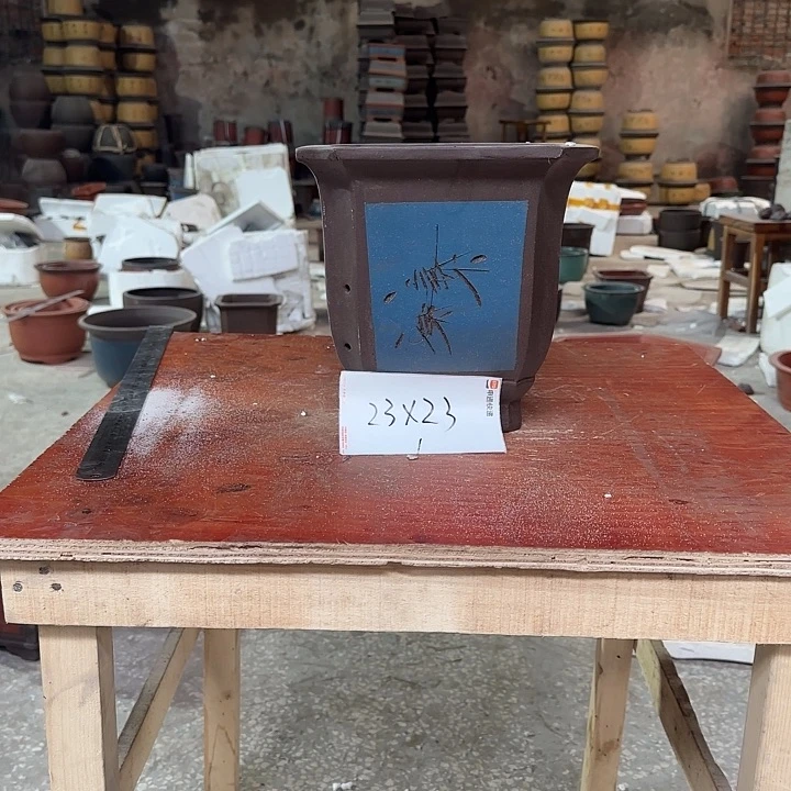 紫砂花盆紫砂花盆