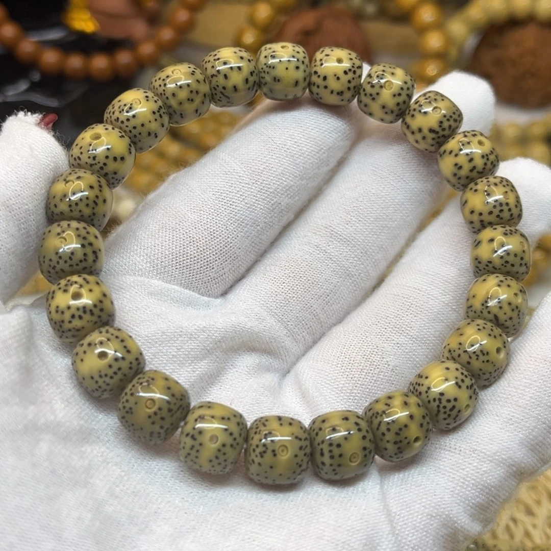 星月菩提手串原生态石玉＇料