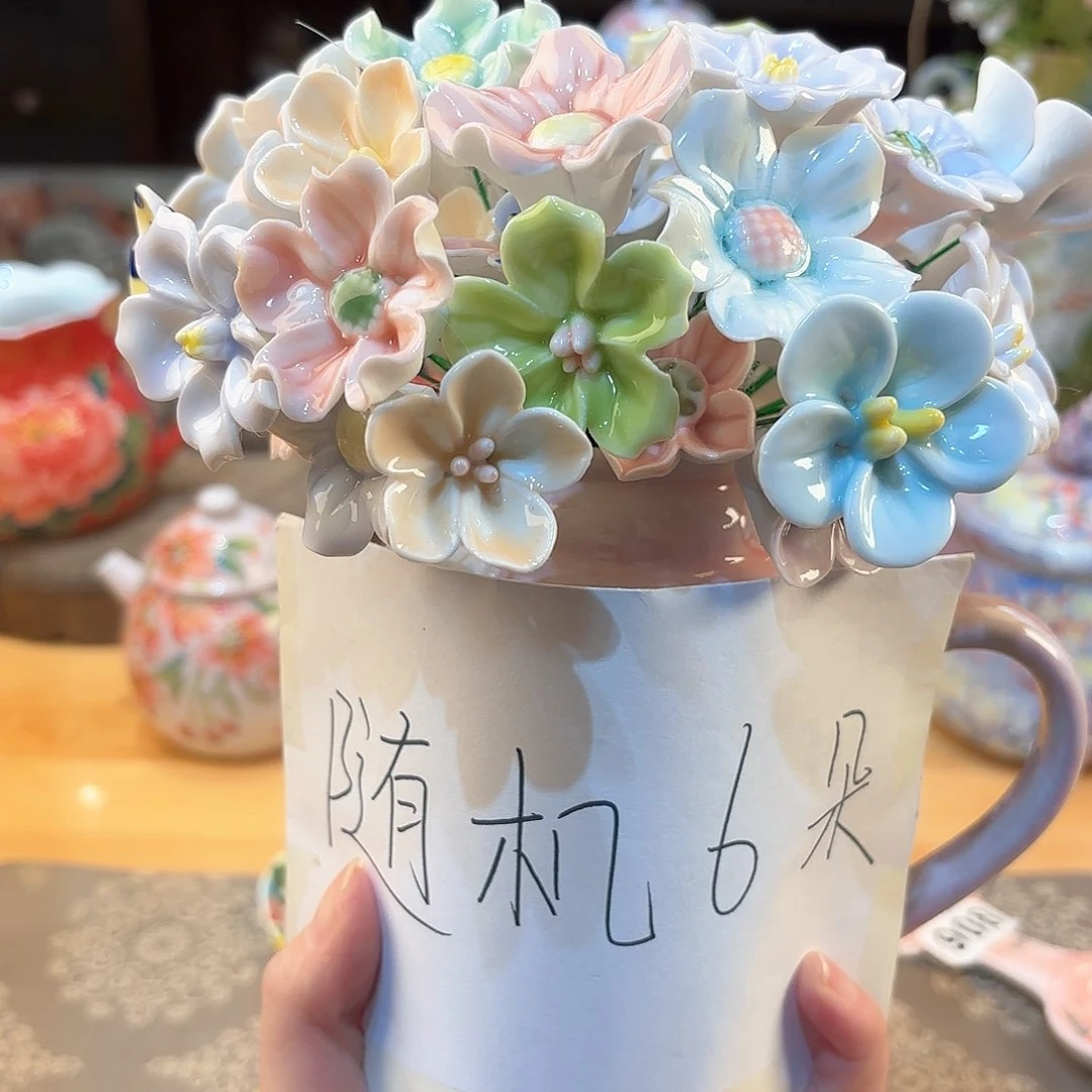 景德镇手绘高温釉下彩陶瓷茶具