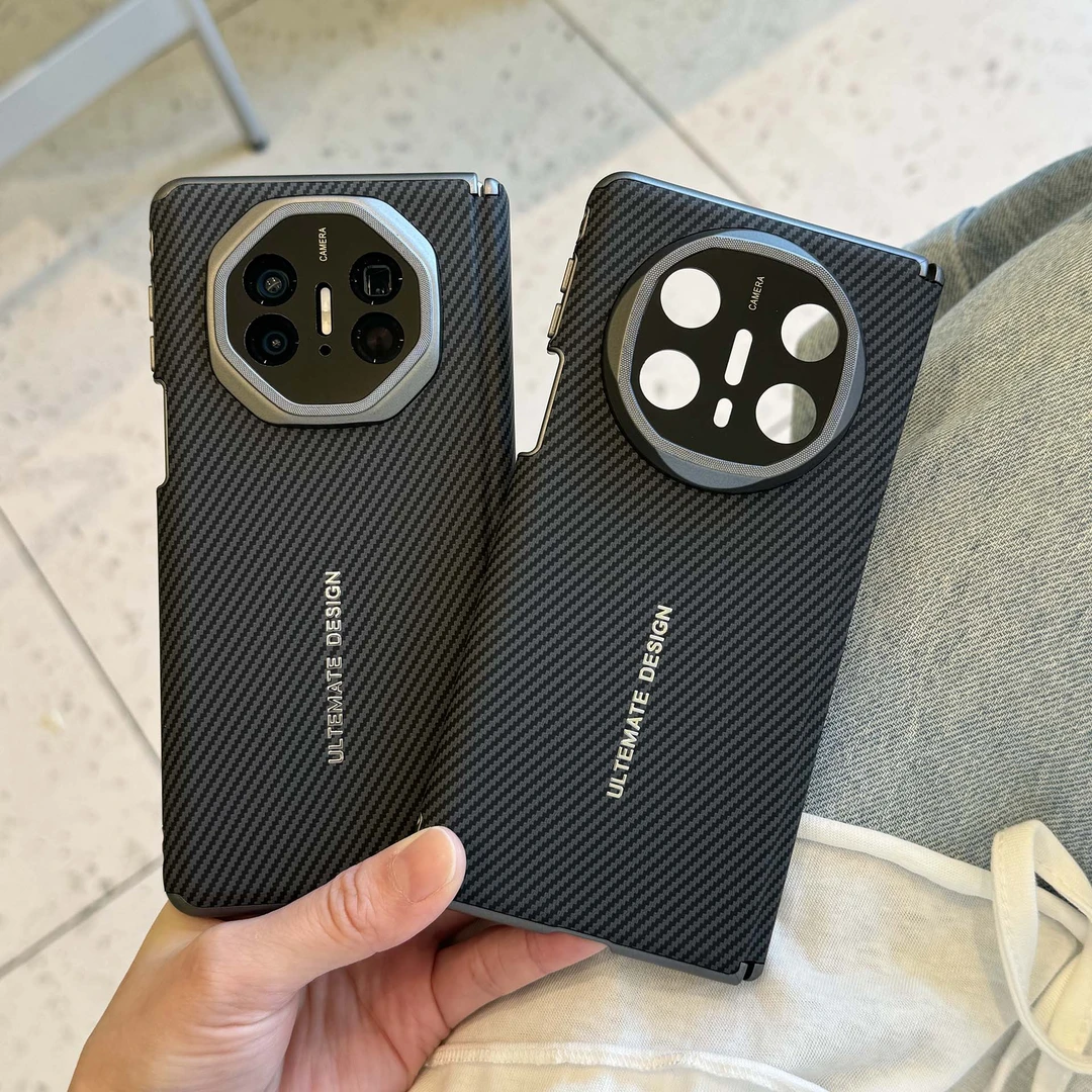 适用华为Matex5凯夫拉双中轴全包手机壳Matex6防摔超薄轻奢质感壳