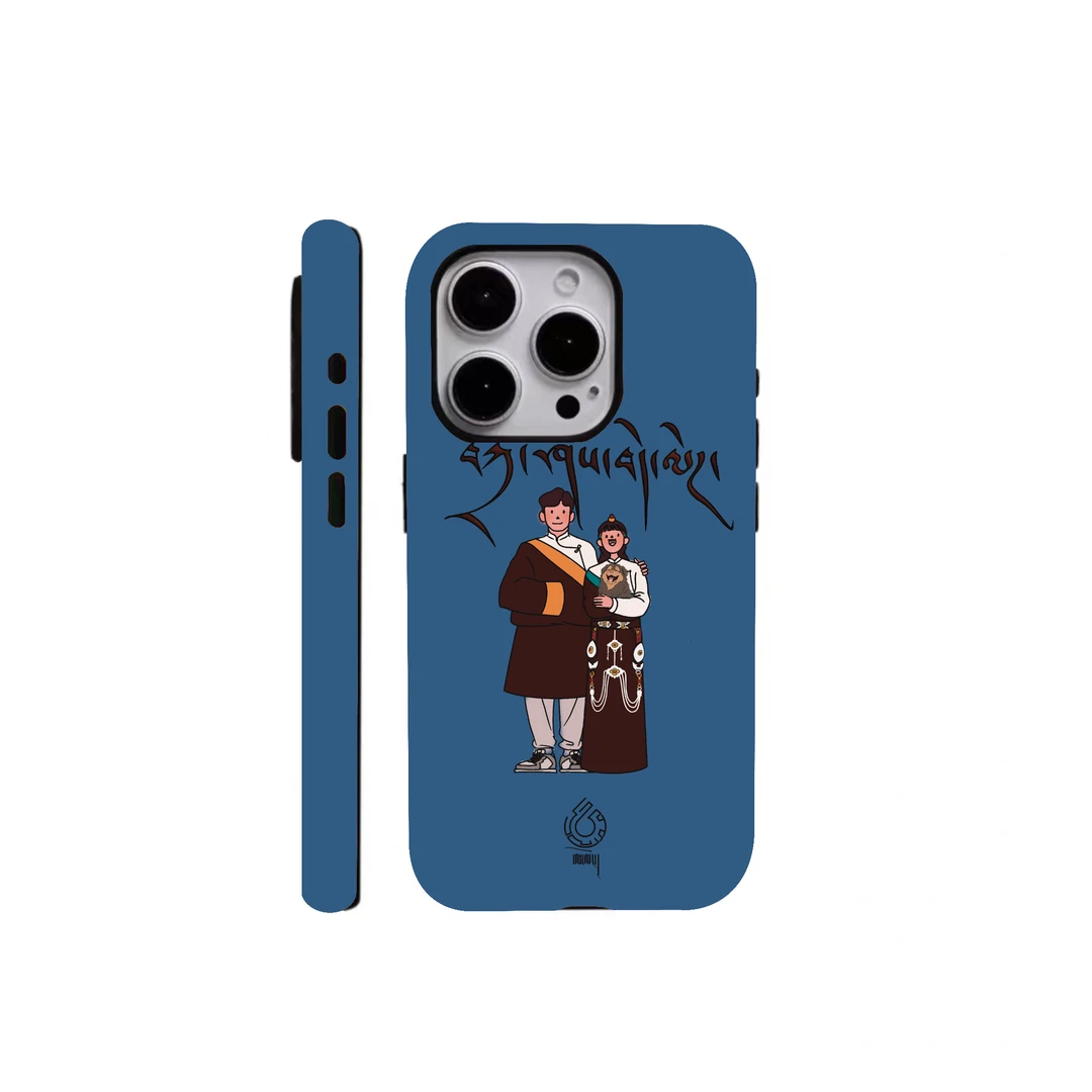 藏式情侣款男款原创全包ins透明简约磨砂藏式手机壳情侣手机壳