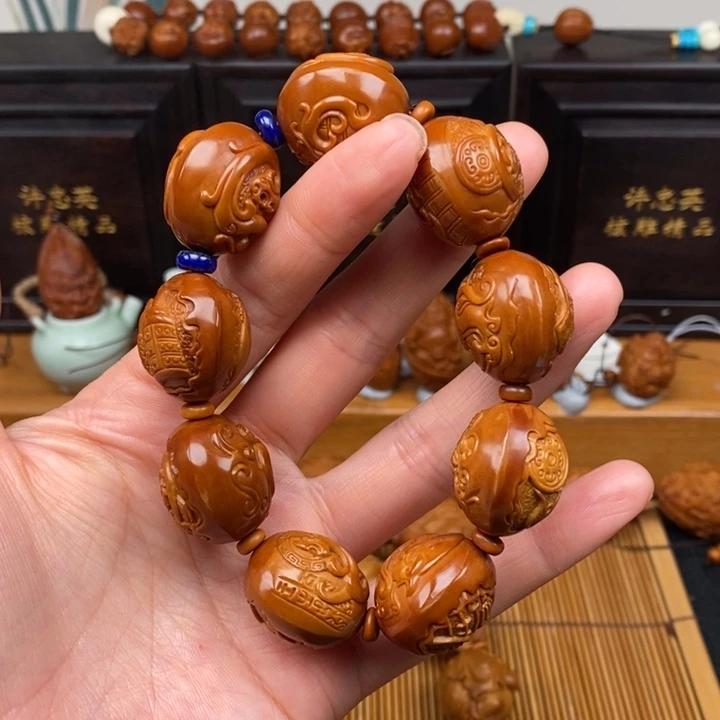 橄榄核手串许忠英老师锦灰堆