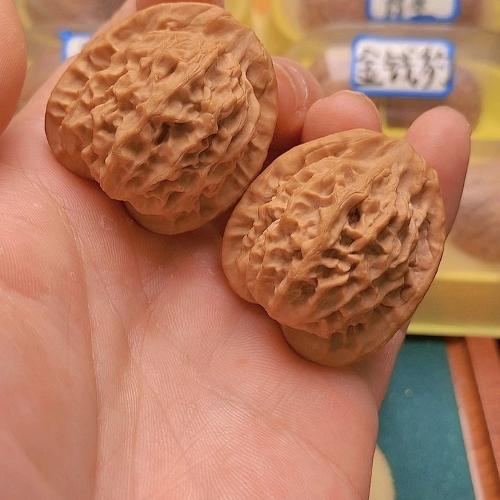 文玩核桃把件37全品蜡皮秦公子