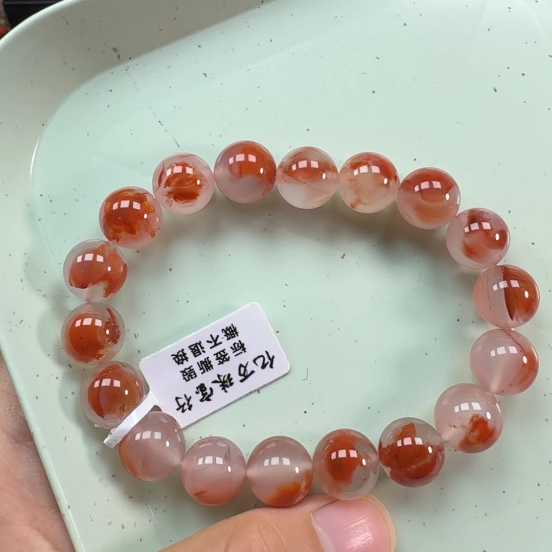 南红玛瑙未镶嵌冰飘11.5mn