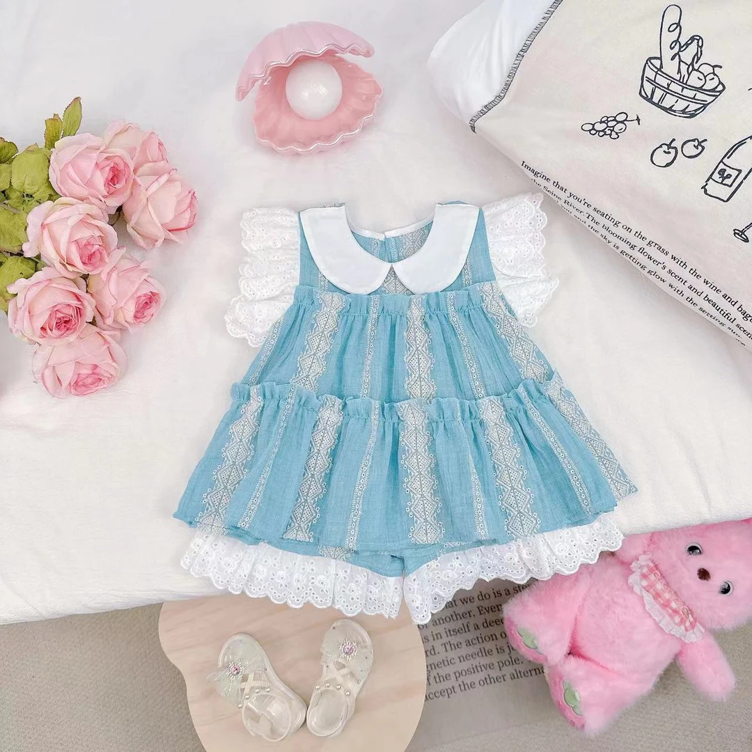 夏季新款可爱洋气时尚女童套装 D-S560