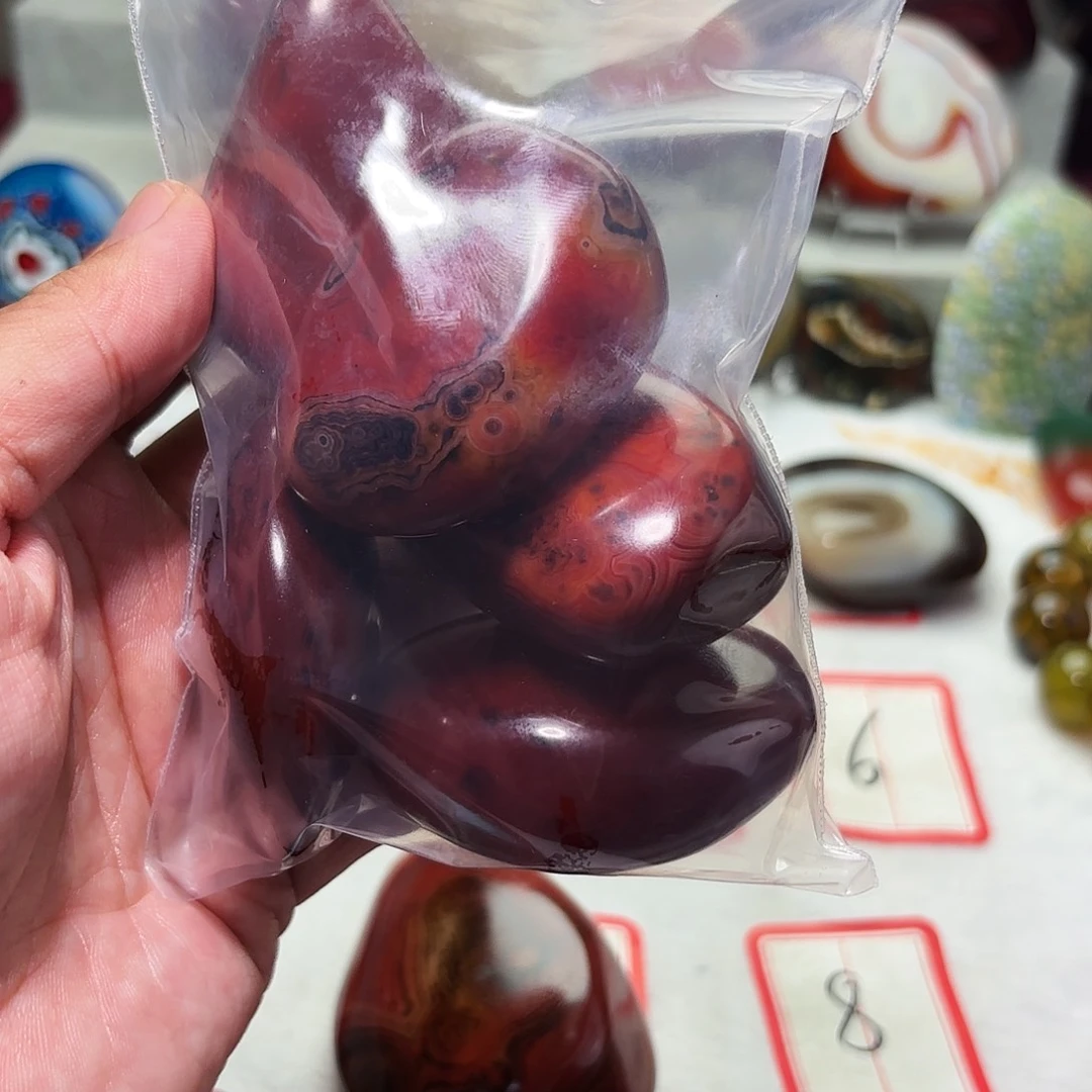 浪***~玛瑙/玉髓未镶嵌颈饰