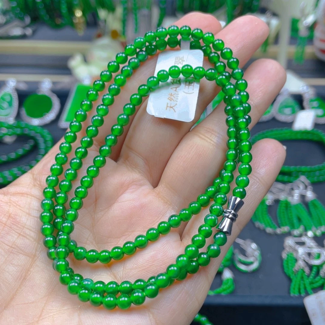 颈饰未镶嵌翡翠项链4