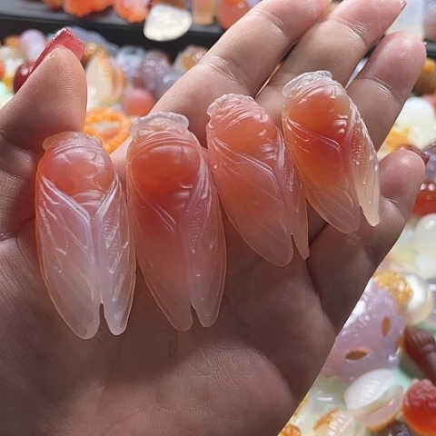 未镶嵌颈饰玛瑙/玉髓青*
