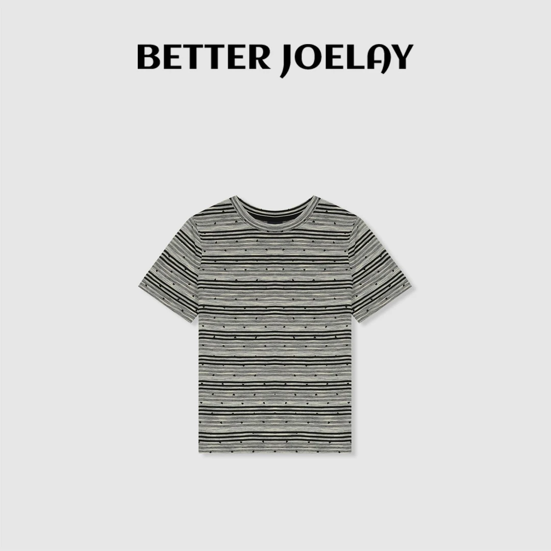 BETTER JOELAY-小版【旷野之弥】时尚百搭短袖T恤休闲风KH1990