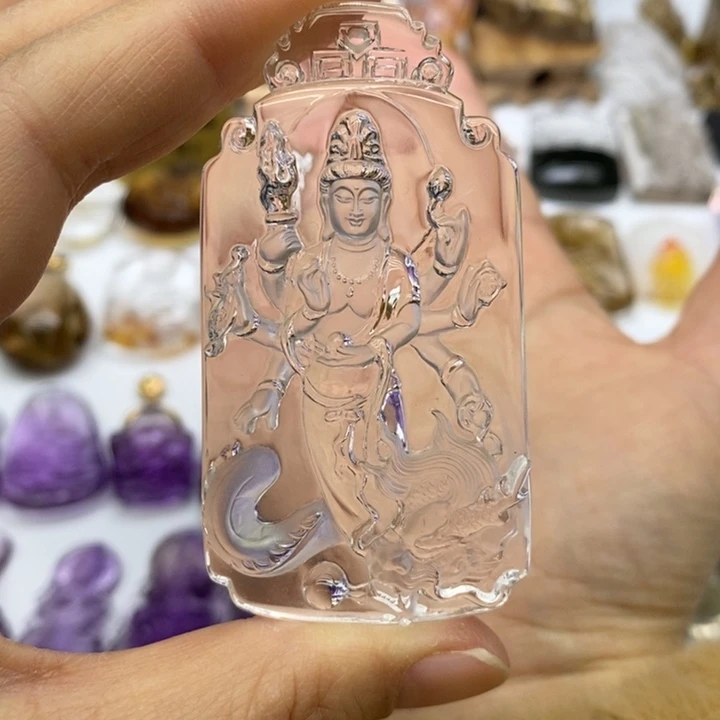 水晶颈饰未镶嵌你**子定制