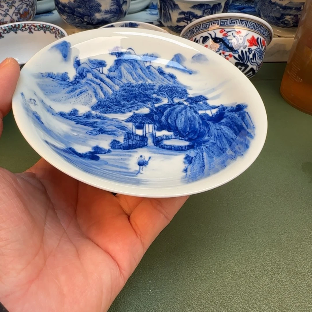 纯手工纯手绘茶具石头65