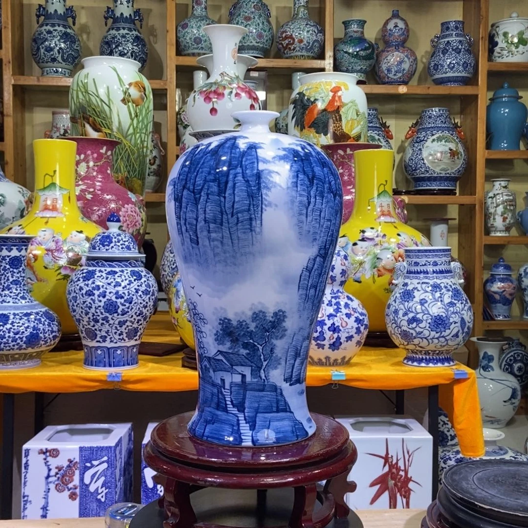 瓶景德镇陶瓷花瓶摆件